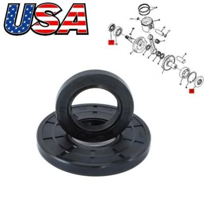 Kit de sellado de aceite del cigüeñal del cigüeñal del carro de golf de 2 ciclos 79-89 para Yamaha G1 G3 Foto 1 de 4