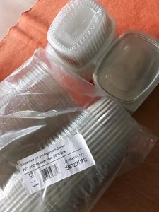 Salatbox mit Deckel 500ml. 50stk. - Bild 1 von 2