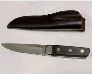 【USED】VINTAGE AL MAR TANKEN Knife & Sheath SEKI JAPAN!! - Picture 1 of 10