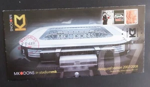 GB 2007 MK Dons v Bury accesorio de fútbol americano Bletchley Park 401 de 500 - Imagen 1 de 2