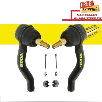 Front Outer Steering Tie Rods End 2PCS Set Moog For INFINITI EX35 G37 M35  M45 - Image 1 of 3