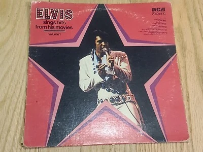 Classic Elvis Vinyl Record Hits from his movies Volume 1 Foto 1 de 4