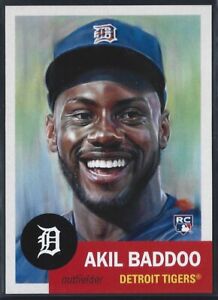 2021 TOPPS LIVING SET # 430 AKIL BADDOO RC Rookie Detroit Tigers 3,178 Printed 