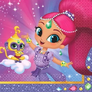 Shimmer and Shine 16 Beverage Napkins Birthday Party - Bild 1 von 1