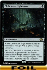 1x - Chthonian Nightmare - FOIL #83 - Modern Horizons 3 - NM MTG - Picture 1 of 1
