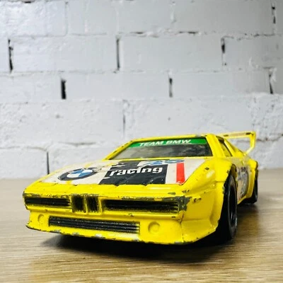 BMW M1 Yellow Race Car Corgi 1:43 1/43 Diecast Model - Image 1 of 4