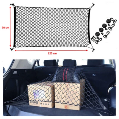 Auto Gepäcknetz Kofferraumnetz Transportnetz Ladungssicherungsnetz Set 120x70 cm - Bild 1 von 4