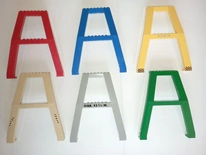 LEGO® City Kran Standfuß 2635 in gelb blau rot grün beige alt-hellgrau - Bild 1 von 7