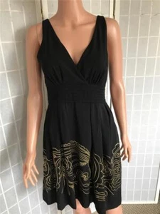 Women's Johnny Martin 9  Semi Sheer Little Black  Party Dress - Picture 1 of 11