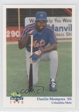 1992 Classic Best Columbia Mets Danilo Mompres #16