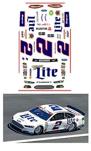 2015 #2 Ford Fusion 1/64 scale decal AFX Tyco Lifelike - Picture 1 of 1
