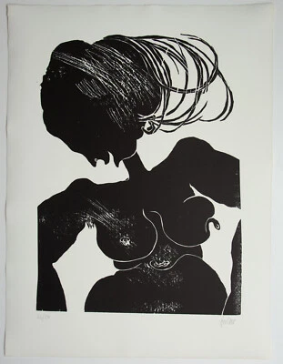 Dieter Huthmacher: Holzschnitt handsigniert und num.  33/50 Ex. - Bild 1 von 4