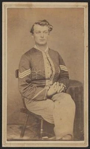 Unidentified soldier,34th Indiana Infantry Regiment "Morton Rifles",Civil War - Picture 1 of 1
