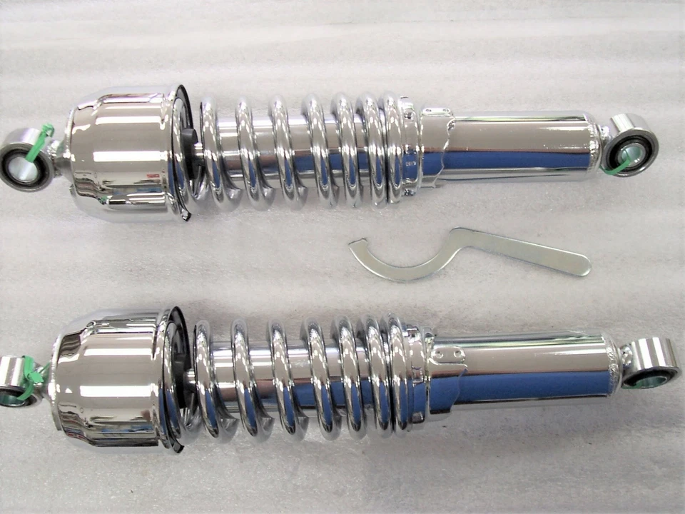 Сверхпрочные хромированные амортизаторы Kawasaki ZG1200 Voyager 12,5 дюйма - Изображение 1 из 1