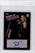 Natalya 2021 Topps WWE Slam Attax UK Exclusive Auto Autograph #AT41