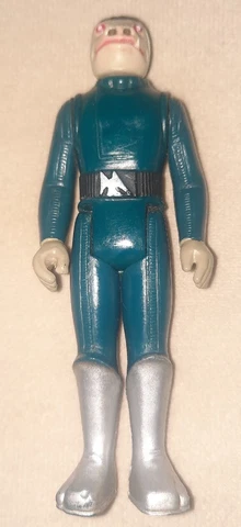 Vintage Star Wars BLUE SNAGGLETOOTH Figure 1978 Kenner Sears Toe Dent Cover