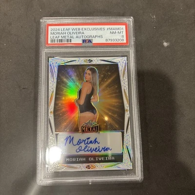 2023 LEAF METAL MODEL INFLUENCER MORIAH OLIVEIRA AUTO SP 113/420 - Image 1 of 4