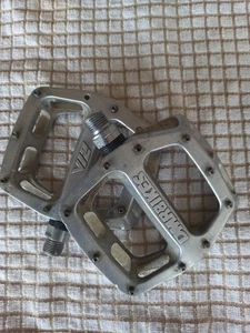 DMR V12 Mtb Pedals, Silver, Good Used Condition, Please Read Description. - Picture 1 of 11