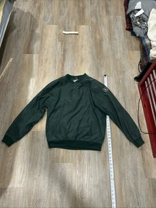 Pullover vintage John Deere para hombre mediano M verde cortavientos Swingster EE. UU. 90s - Imagen 1 de 14