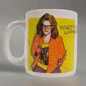 Taza de café Waynes World de colección Saturday Night Live 1991 fiesta en el mundo video - Imagen 1 de 6