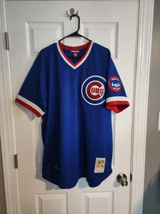100% Authentic Andre Dawson Mitchell & Ness 1987 Chicago Cubs Jersey Sz 52 XXL  - Picture 1 of 5