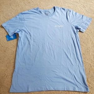 Columbia Light Blue Men's Tennessee Short Sleeve T-Shirt Size XL PFG Tee - Picture 1 of 9
