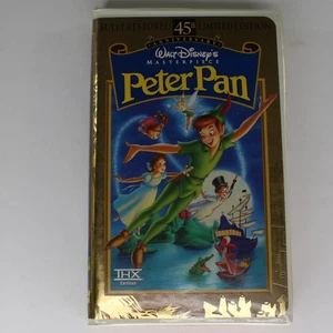 Peter Pan VHS 1991 Animation 45th Anniversary Limited Edition Disney - Picture 1 of 7