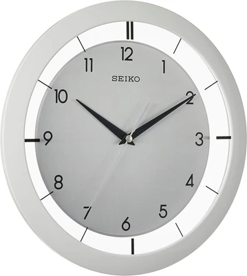 11 Inch St John Brushed Metal Wall Clock - Image 1 of 4