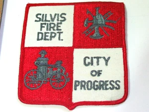 Silvis Fire Fire Department Illinois Vintage Patch - Picture 1 of 3