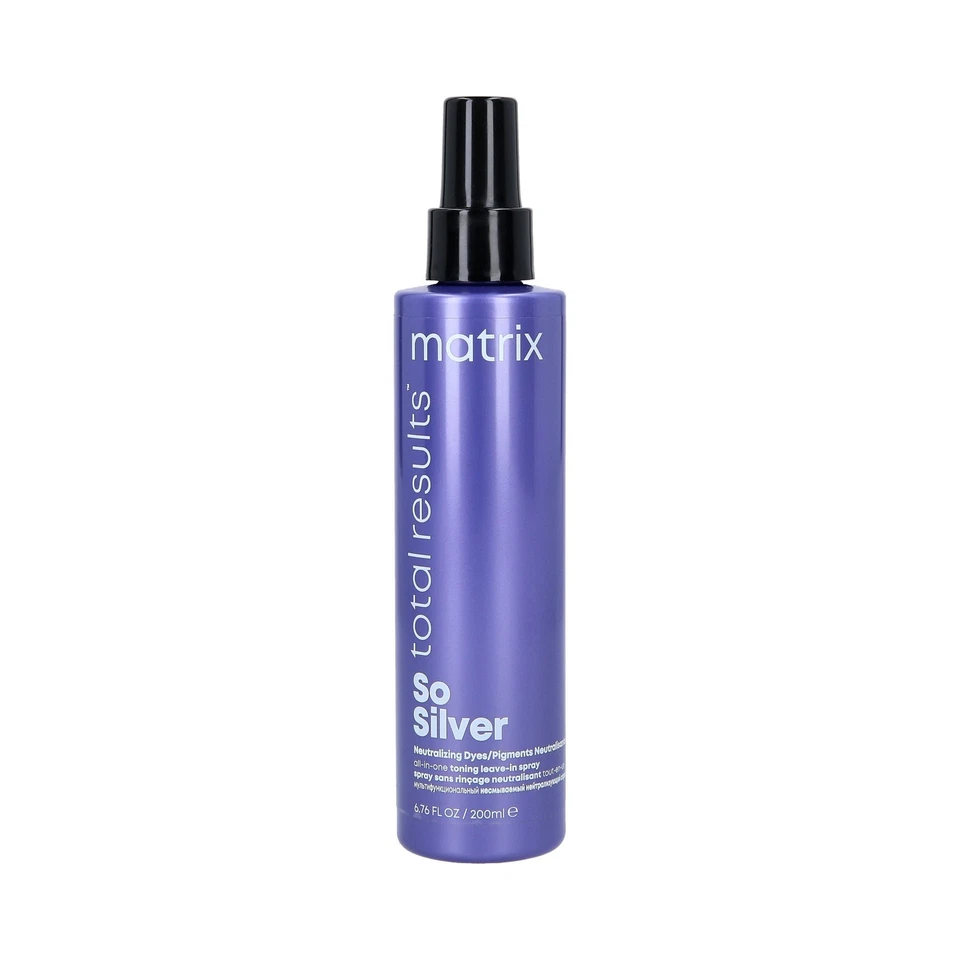 MATRIX COLOR OBSESSED SILVER Neutralisierendes Spray blondes graues Haar 200ml - Bild 1 von 1