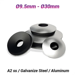 Bonded Tek Screw Sealing Roofing Washers EPDM Rubber Waterproof Ø9.5mm - Ø30mm - Picture 1 of 19