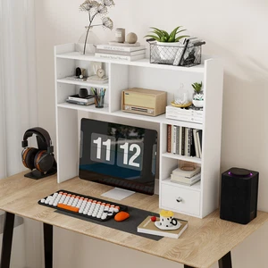 Funda organizadora de escritorio con cajón, estante de escritorio ajustable para computadora de 7 niveles - Imagen 1 de 9