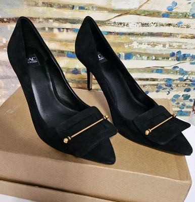 Tacones negros para mujer ZAC Zac Posen Nia con hebilla Foto 1 de 4