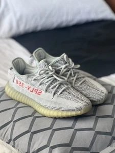 adidas Yeezy Boost 350 V2 Blue Tint B37571 Size Y7 - Picture 1 of 6