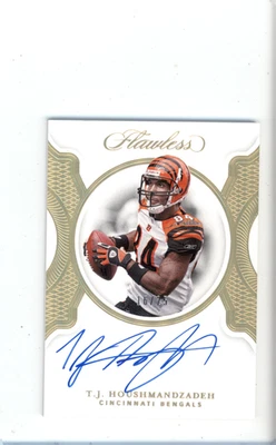 2020 PANINI FLAWLESS FOOTBALL #FS-TJH T.J. HOUSHMANDZADEH AUTO /25 - Image 1 of 2