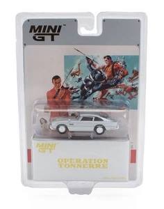 MODELLINO AUTO STATICO MINI GT ASTON MARTIN DB5 JAMES BOND THUNDERBALL 1965 1:64 - Foto 1 di 4