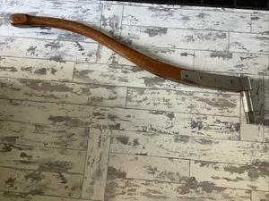 Vintage Hard Wood & Stainless Steel Boat / Yacht Tiller (Barge Narrow boat) 1.1m - Picture 1 of 21