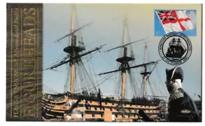 22/10/2001 UK GB FDC - Flags & Ensigns - HMS Victory at the Royal Navy Museum - Picture 1 of 2