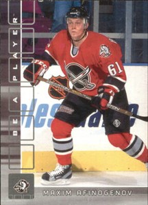 2001-02 BAP Memorabilia Hockey #9 Maxim Afinogenov