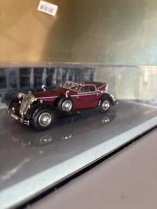 Minichamps 1/43 Scale 436 012031 - 1938 Horch 853 Cabriolet - Red/Black - Picture 1 of 4