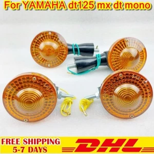 D4 Turn Signal Light Motorcycle For Yamaha DT125 Complet 6V Blinker Indicator - Picture 1 of 10