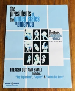 THE PRESIDENTS OF THE UNITED STATES OF AMERICA FREAKED OUT & SMALL PROMO POSTER - Picture 1 of 11