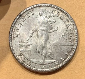 1944 20 Centavos Philippinen Stempelglanz - Bild 1 von 2