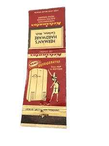 Kelvinator Refrigerators Advertising Matchbook Cover no matches - Picture 1 of 4