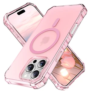 Funda delgada de goma TPU suave magnética a prueba de golpes 15 14 13 12 para iPhone 16 Pro Max - Imagen 1 de 49