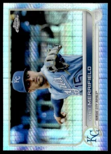 2022 TOPPS CHROME REFRACTOR PRISM Whit Merrifield Kansas City Royals #154 - Picture 1 of 2