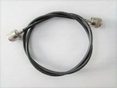 T193 Koaxial-Verbindungskabel 90 cm mit 2x PL259/6 Stecker  - Bild 1 von 2