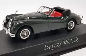 Modelo de coche Norev escala 1/43 270032 - Jaguar XK140 Cabriolet - gris - Imagen 1 de 5