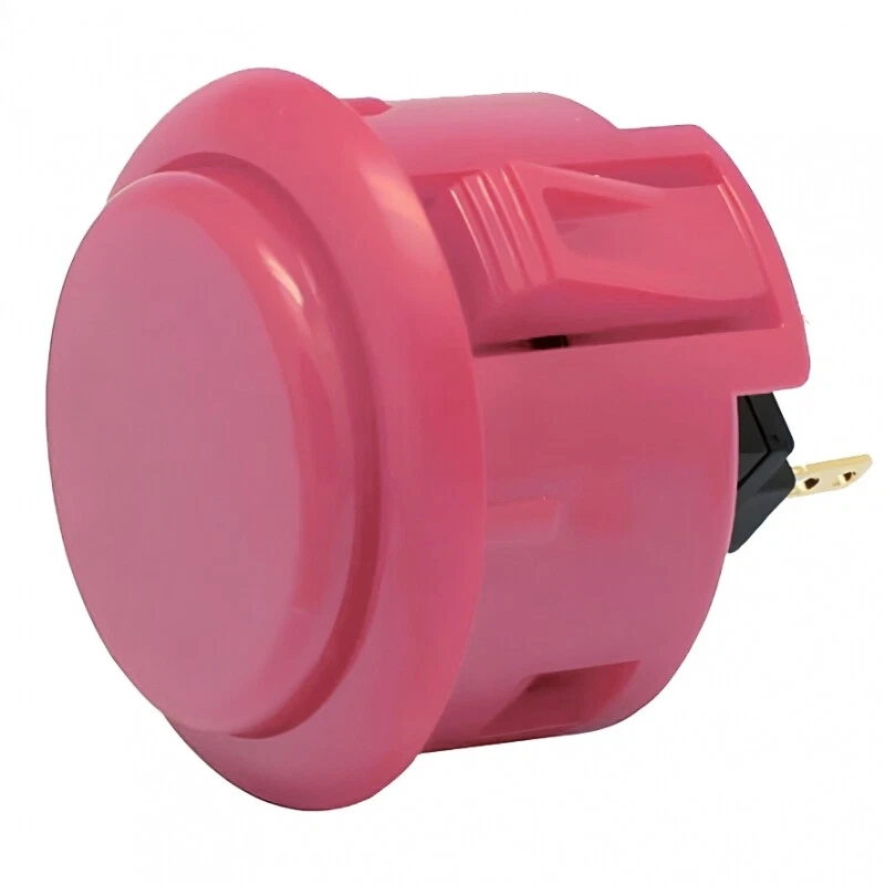 Pink Arcade Button Compatible For Bartop Recreational Sanwa Game 31Mm - Image 1 of 1