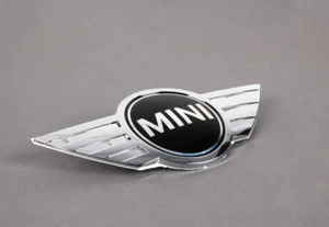 Genuine BMW tailgate chrome mini emblem badge logo sign OEM 51147026186 - Picture 1 of 7